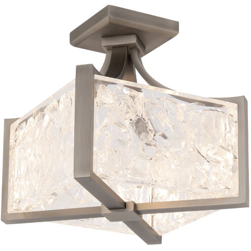 Emblem LED 11.38 inch Brushed Nickel Indoor Ceiling Lighting