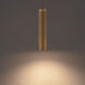 Burning Man 1 Light 2.75 inch Aged Brass Mini Pendant Ceiling Light