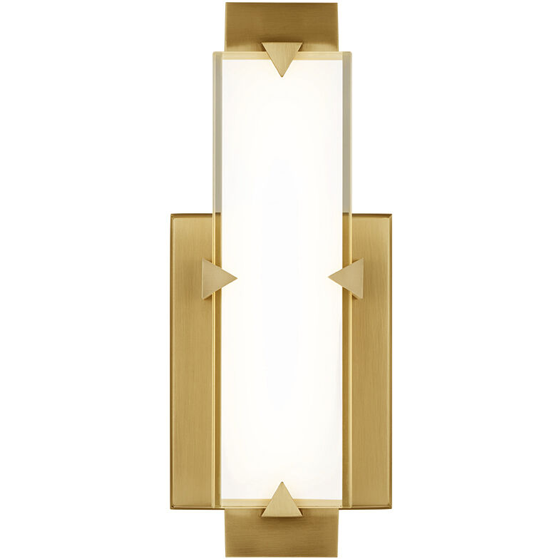 Carlisle Indoor Wall Lighting in 3000K, Aged Brass