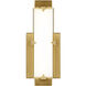 Carlisle Indoor Wall Lighting in 3000K, Aged Brass