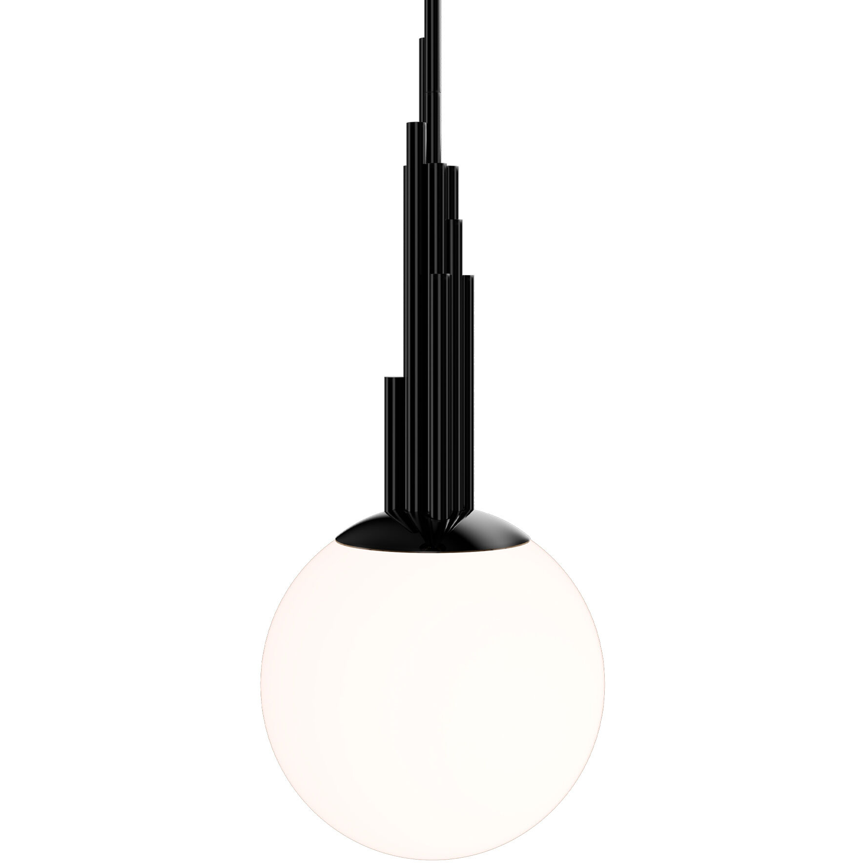 Sybil LED 9.9 inch Polished Black Nickel Indoor Hanging Lighting Ceiling Light in 3000K