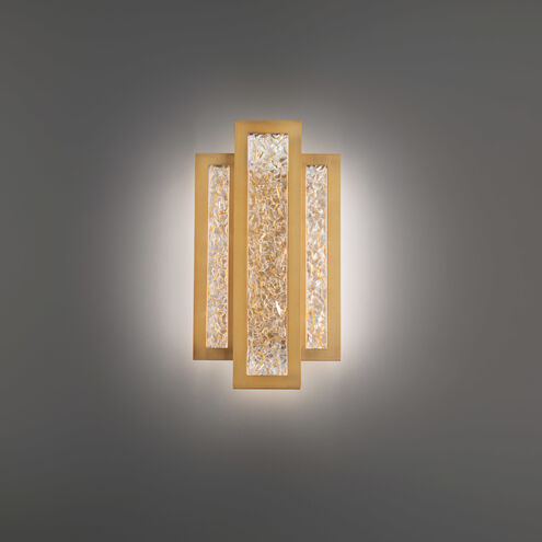 Fury LED 4 inch Aged Brass ADA Wall Sconce Wall Light