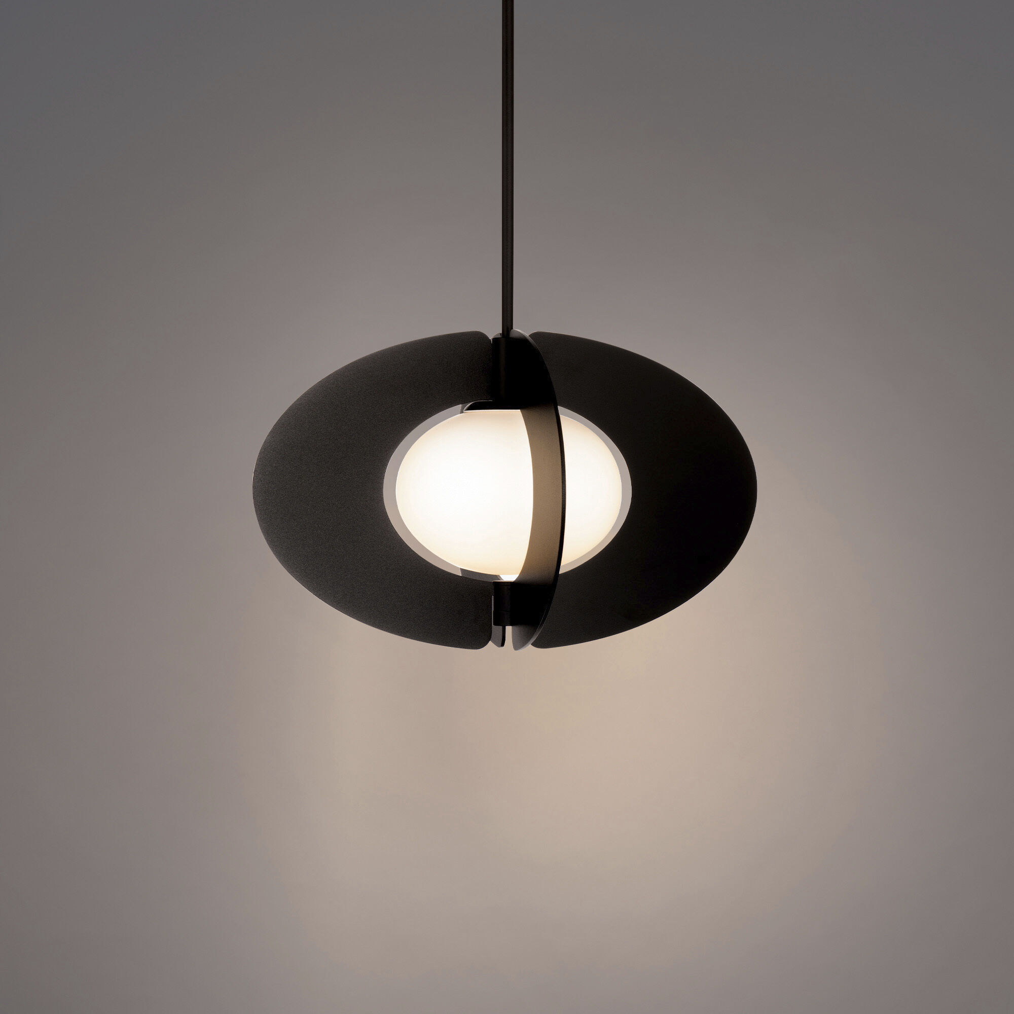 Echelon 1 Light 16 inch Black Pendant Ceiling Light