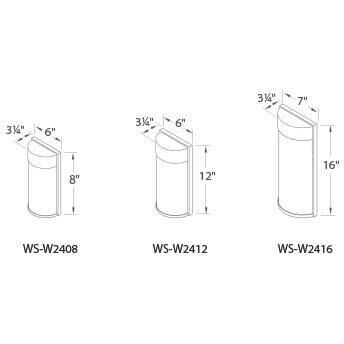 Rain LED 8 inch Bronze Outdoor Wall Light in 8in.