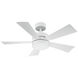 Wynd 42 inch Matte White Downrod Ceiling Fan in 2700K