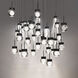 Double Bubble 41 Light 28 inch Black Multi-Light Pendant Ceiling Light