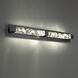Terra 2 Light 34 inch Black Vanity Bath Light Wall Light
