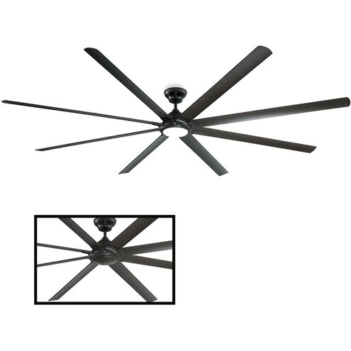 Hydra 120 inch Bronze Downrod Ceiling Fan in 3000K, Smart Ceiling Fan