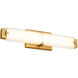 Carlisle Indoor Wall Lighting in 2700K, Aged Brass