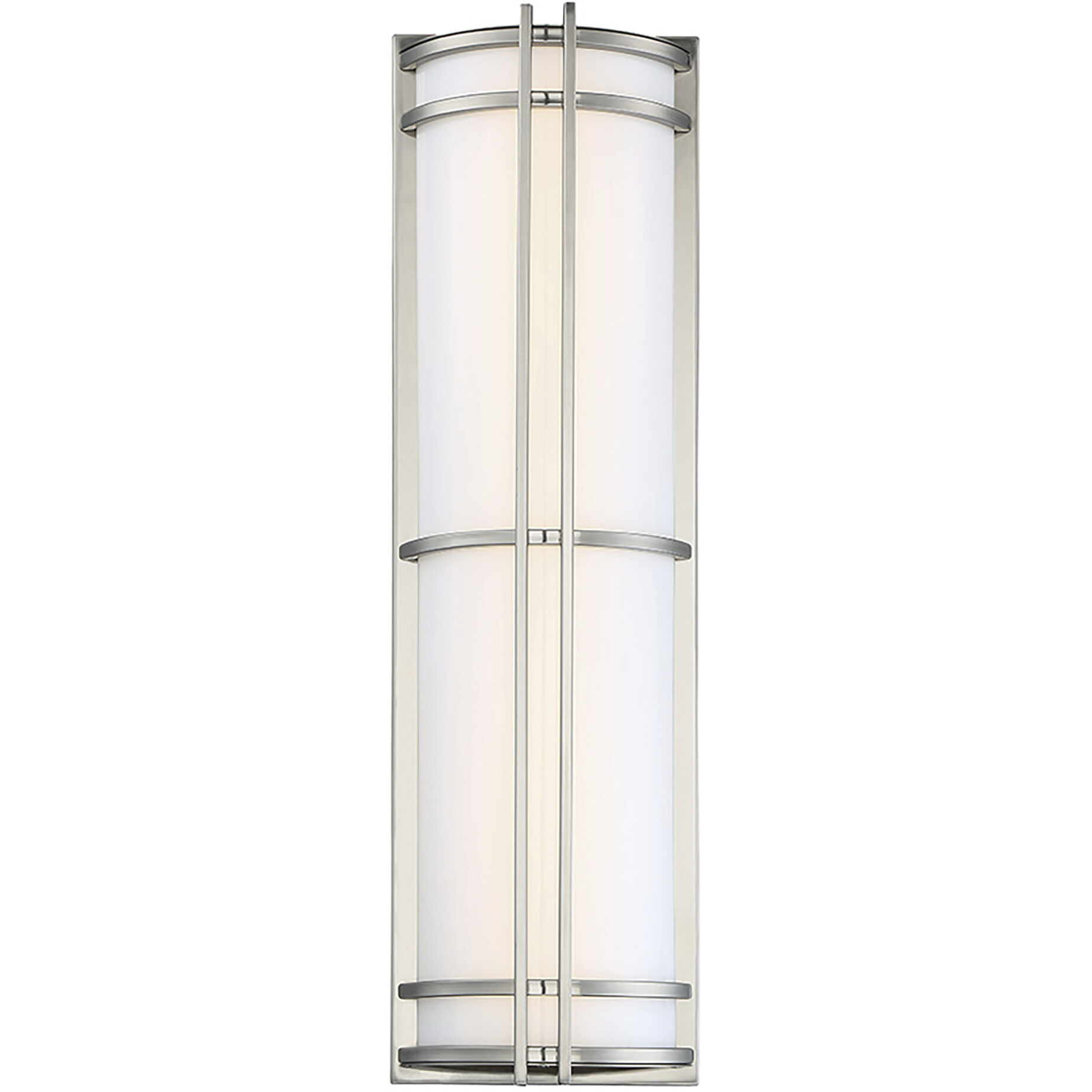 Skyscraper LED 27 inch Stainless Steel Outdoor Wall Light in 3500K, 27in.