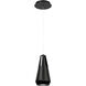 Ingot LED 19 inch Black Mini Pendant Ceiling Light