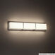 Bahn LED 26 inch Brushed Nickel Bath Vanity & Wall Light in 26in.