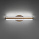 Mainline LED 20.13 inch Aged Brass Bath Vanity & Wall Light