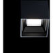 Kube 1 Light 5 inch Black Outdoor Flush Mount