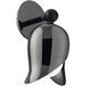 Elixir LED 6.8 inch Polished Black Nickel and Black Wall Sconce Wall Light in 2700K