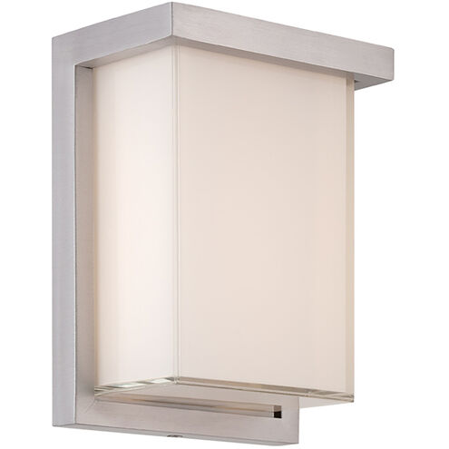 Modern Forms WS-W1408-35-AL Ledge LED 8 inch Brushed Aluminum Outdoor ...