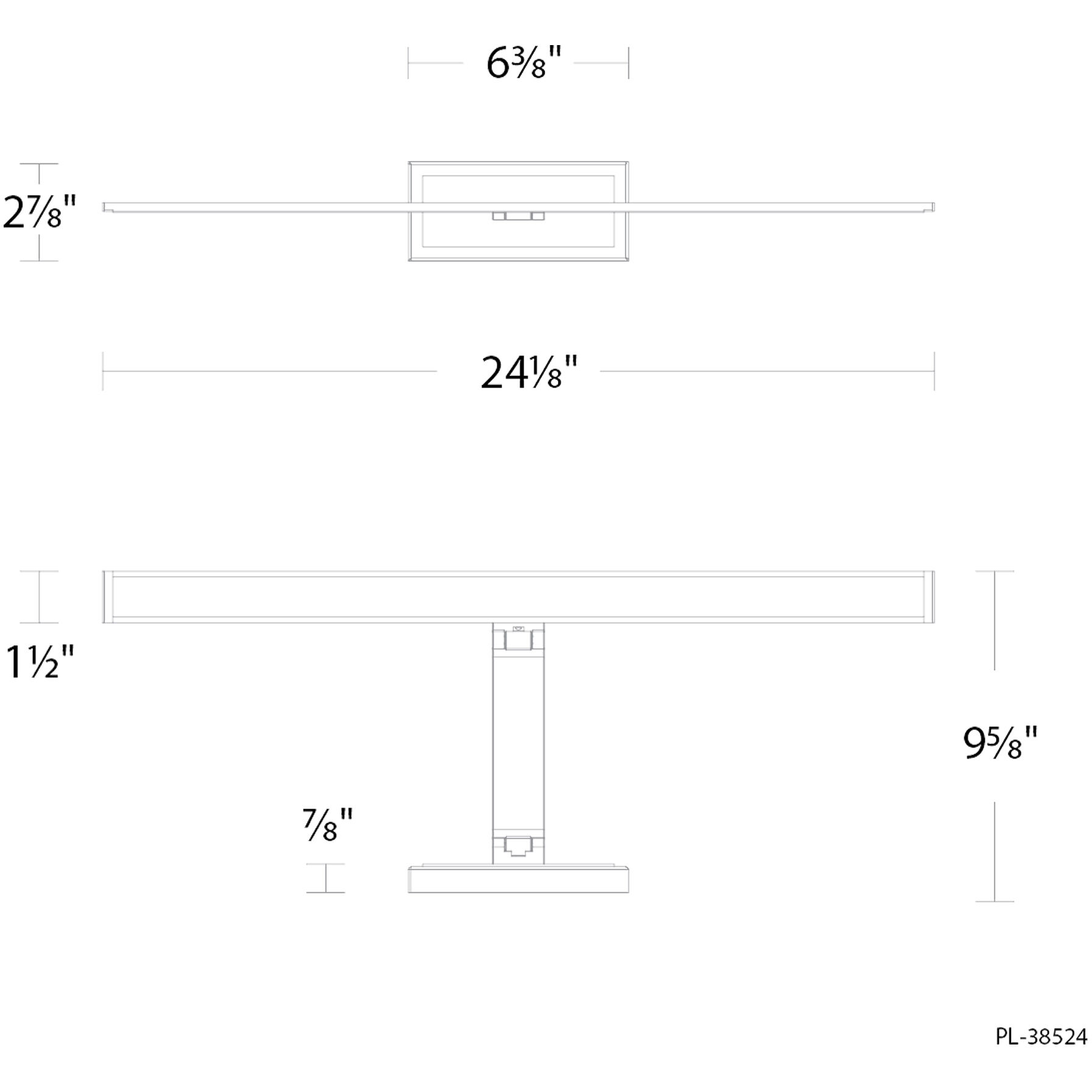 Diver Indoor Wall Lighting in 3000K, Black