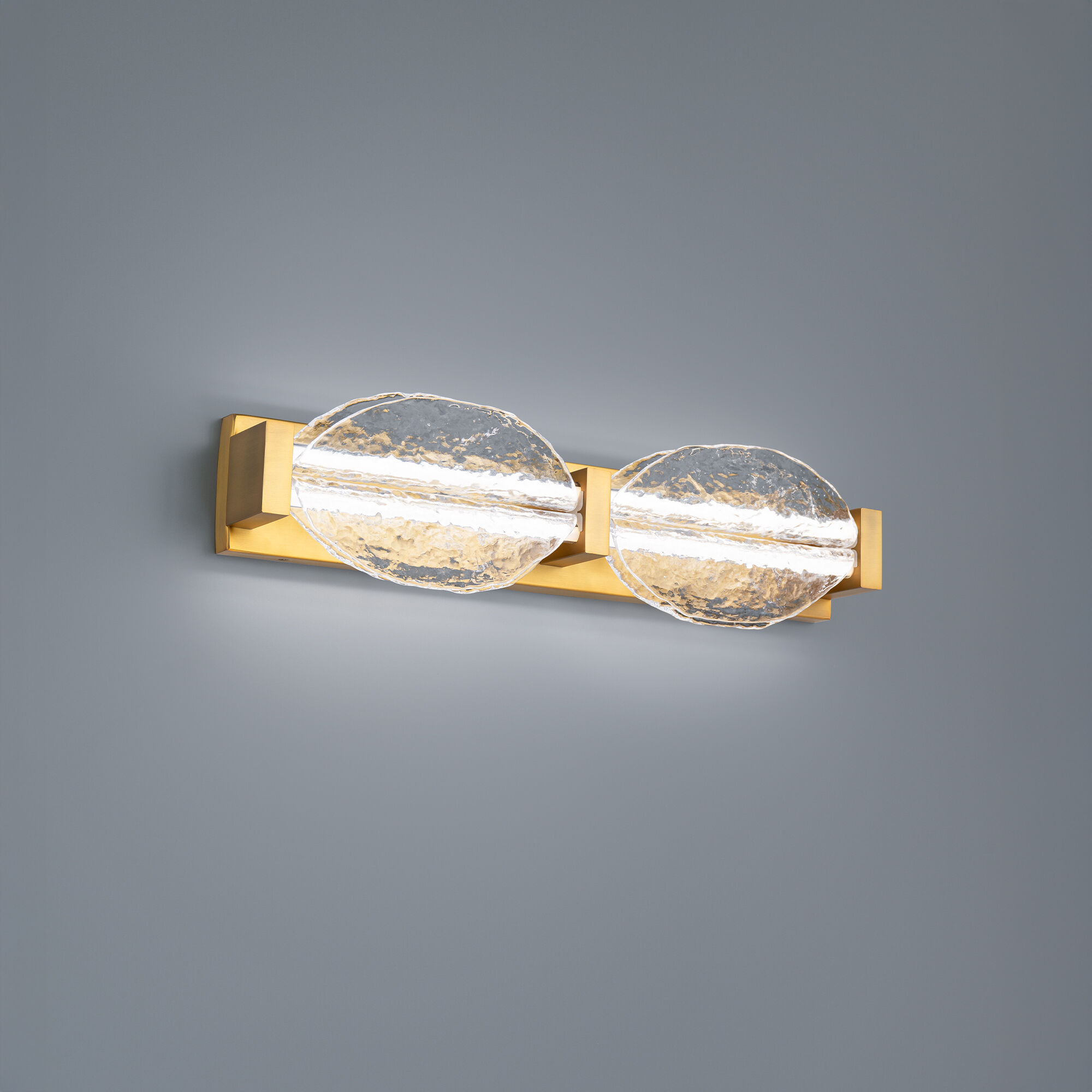 Deco Indoor Wall Lighting in 4000K, Aged Brass