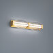 Deco Indoor Wall Lighting in 2700K, Aged Brass