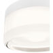Tuck II LED 5.38 inch Black Outdoor Flush Mount
