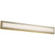 Ice Bar Indoor Wall Lighting in 4000K, Aged Brass