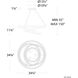 Storm Chaser LED 34.6 inch Black Indoor Hanging Lighting Ceiling Light in 3500K