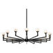Glammis LED 33 inch Black Chandelier Ceiling Light