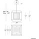 Sylvester LED 24 inch Burnished Brass Pendant Ceiling Light