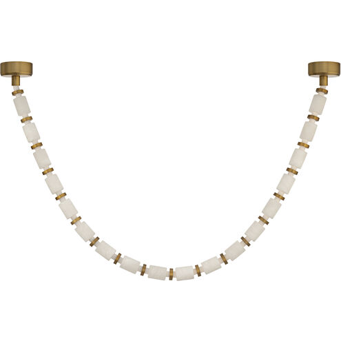 Entice 18 Light 2 inch Aged Brass Pendant Ceiling Light in 4000K