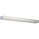 Open Bar LED 27 inch Brushed Nickel Bath Vanity & Wall Light in 3500K, 27in.