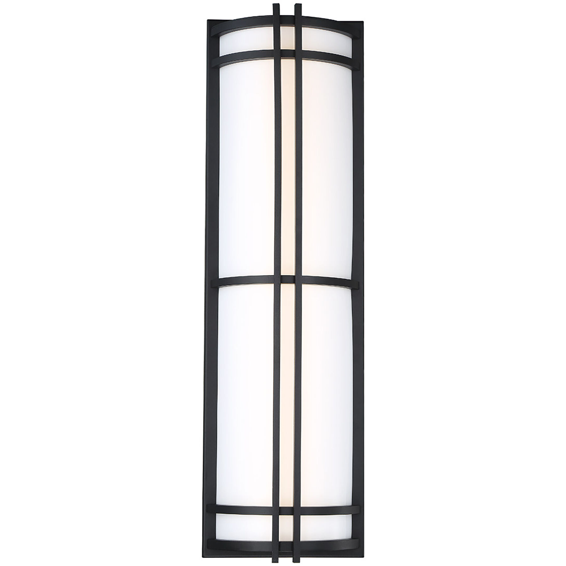 Skyscraper LED 27 inch Black Outdoor Wall Light in 2700K, 27in.