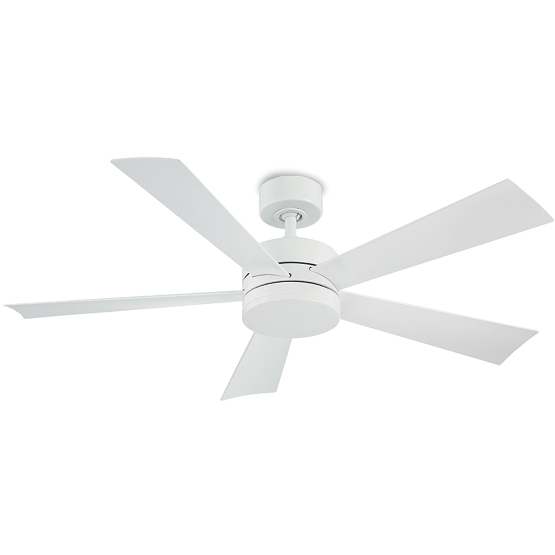 Modern Forms FR-W1801-52L-MW Wynd 52 inch Matte White Downrod Ceiling ...