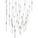 Magic 41 Light 36 inch Polished Nickel Multi-Light Pendant Ceiling Light