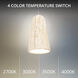 Pompeii LED 6 inch Beige Travertine and Aged Brass Mini-Pendant Ceiling Light in 3500K