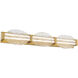 Deco Indoor Wall Lighting in 2700K, Aged Brass