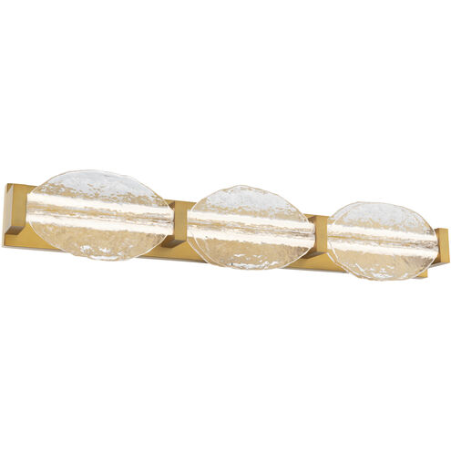 Deco Indoor Wall Lighting in 2700K, Aged Brass