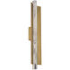 Rapper LED 2.5 inch Aged Brass ADA Wall Sconce Wall Light