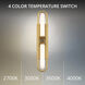 Whitt LED 3.25 inch Aged Brass ADA Wall Sconce Wall Light