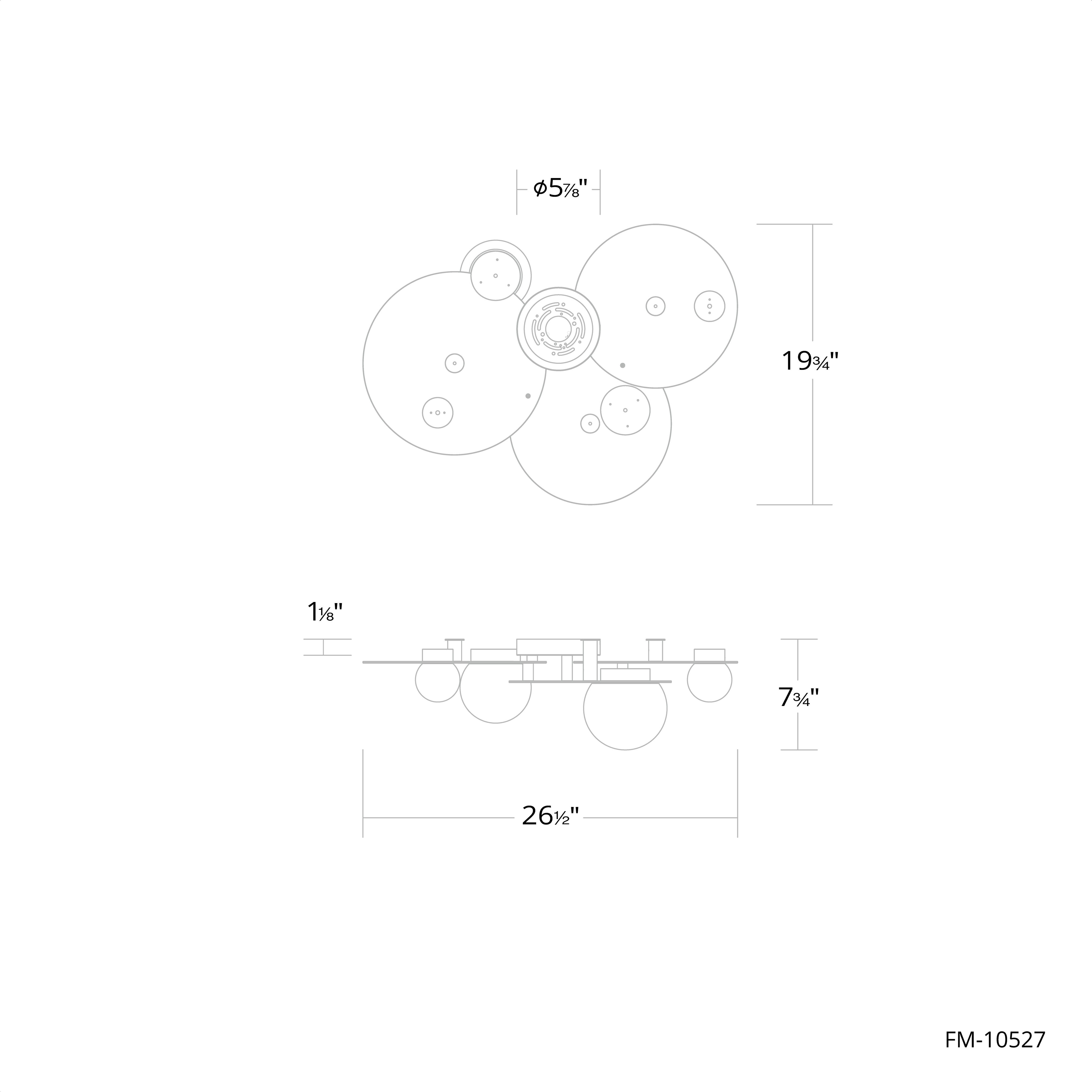 Out Of This World LED 19.75 inch Black Indoor Ceiling Lighting