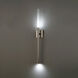 Magic LED 3 inch Polished Nickel ADA Wall Sconce Wall Light in 32in.