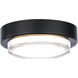 Kind LED 8 inch Black Flush Mount Ceiling Light in 3000K