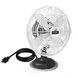 Julian Black 8 inch Portable Fan