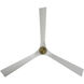 Torque 70 inch Soft Brass and Matte White with Matte White Blades Downrod Ceiling Fan in Soft Brass Matte White