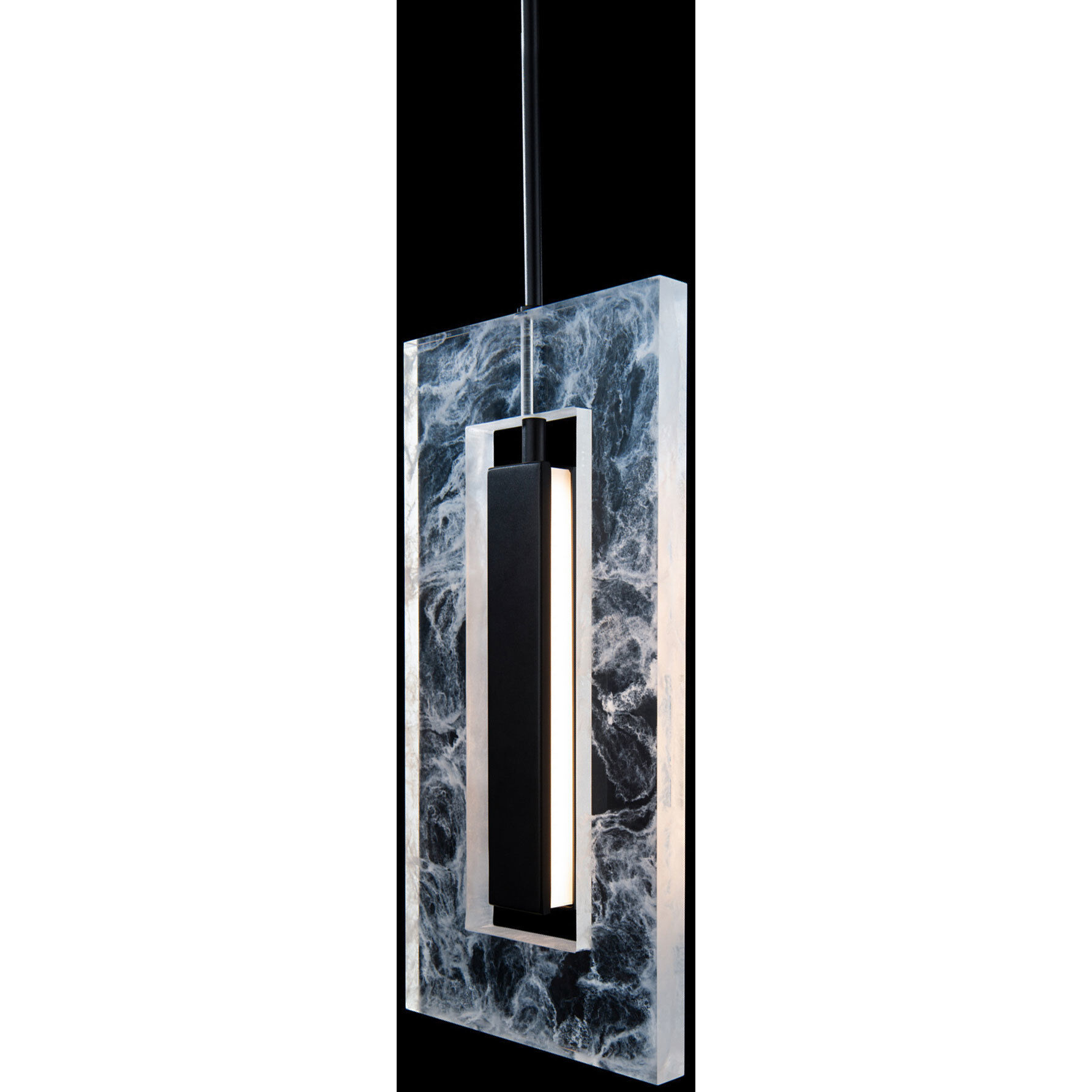 Cambria 1 Light 1.25 inch Black Mini Pendant Ceiling Light