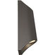 Mega LED 11 inch Bronze Outdoor Wall Light