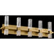 Cinaplex LED 31 inch Aged Brass Bath Vanity & Wall Light