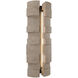 Formation LED 24 inch Beige Travertine and Black Outdoor Wall Light