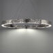 Zelda LED 48 inch Polished Nickel Chandelier Ceiling Light in 48in.