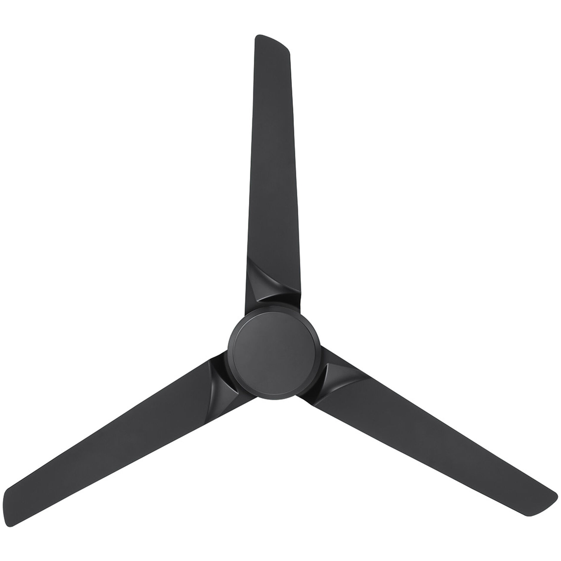 Roboto 52 inch Matte Black Downrod Ceiling Fan, Smart Ceiling Fan