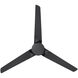 Roboto 52 inch Matte Black Downrod Ceiling Fan, Smart Ceiling Fan
